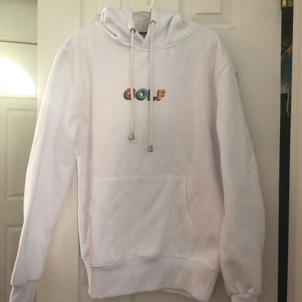 Golf white hoodie